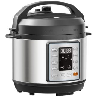 NEWBULIG 10-In-1 Electric Pressure Cooker, 3 Quart Multi Cooker for Rice, Stew and Steam, Small Programmable Stainless Steel Pot with Slow Cook Function and Ceramic Inner Pot