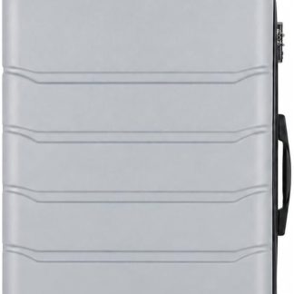 20 Inch Carry On Luggage, Suitcase with Spinner Wheels - Light Grey | NEWBULIG