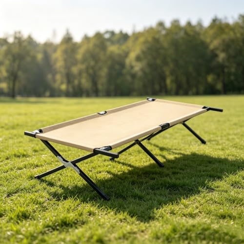 NEWBULIG Camping Cot for Adults, Foldable Bed, Sleeping Cot
