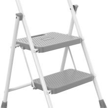 Two Step Ladder, Foldable Step Stool with Safety Lock - view 1 of 6 | NEWBULIG