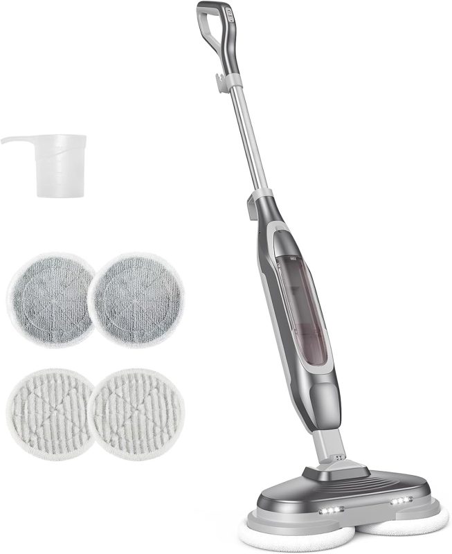 Scrubbing Steam Mop, Spin Steam Mops for Floor Cleaning with LED - view 1 of 6 | NEWBULIG