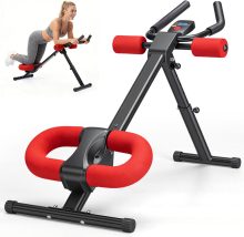 Ab Machine, Abs Workout Equipment for Home Gym, Adjustable Ab Trainer Machine for Stomach Workout, Foldable, 440 LBS - view 1 of 6 | NEWBULIG