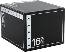 3 in 1 Plyometric Jump Box, Plyo Box Jumps for Home Gym, Jumping Boxes for Training, Workout, Exercise, Non-Slip Multi-Use Cushioned - view 1 of 6 | NEWBULIG