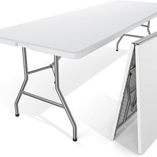 4 FT Foldable Table, Easy to Fold and Store - Lvory | NEWBULIG