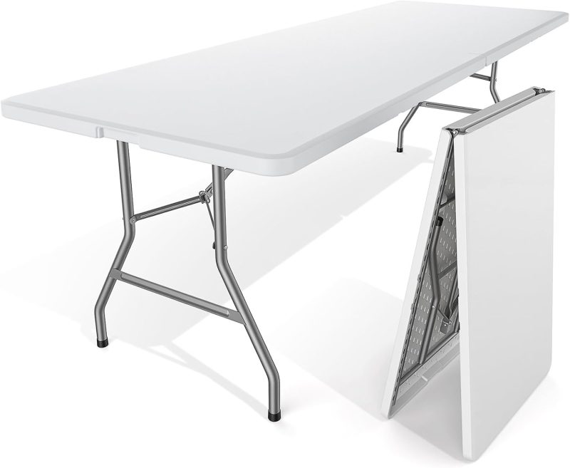 4 FT Foldable Table, Easy to Fold and Store - view 1 of 6 | NEWBULIG