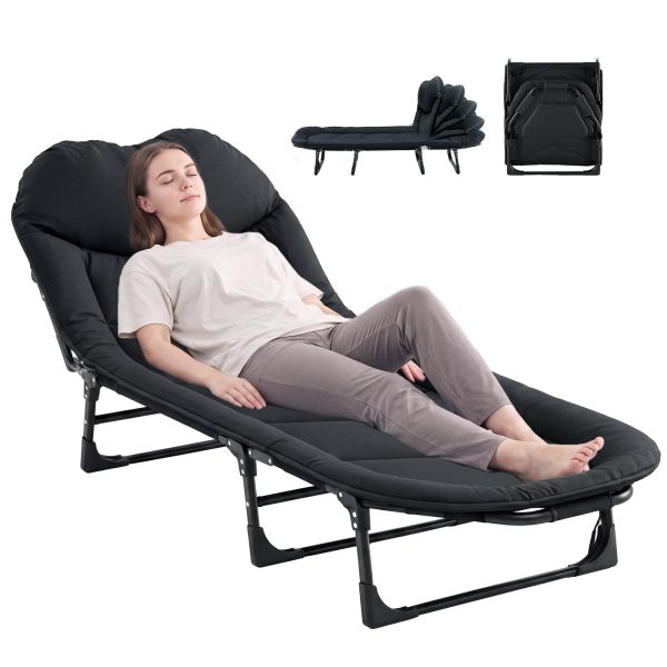 NEWBULIG Camping Cot for Adults, Camping Cot with Mattress