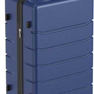 20 Inch Carry On Luggage, Suitcase with Spinner Wheels - Blue | NEWBULIG
