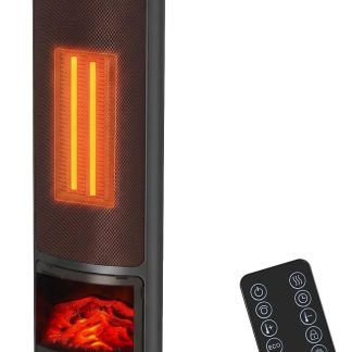 23 Inch Indoor Space Heater, 1500W Portable Electric Room Heater - Black | NEWBULIG