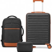 Luggage Set 3 Piece, 20in Carry On Suitcase With Backpack - view 1 of 6 | NEWBULIG