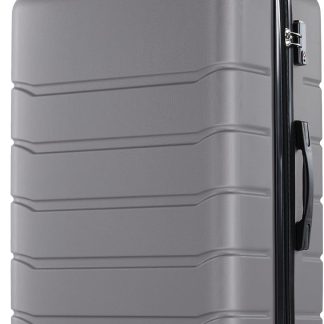 20 Inch Carry On Luggage, Suitcase with Spinner Wheels - Dark Grey | NEWBULIG