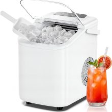 Ice Maker, Countertop Ice Machine with Portable Handle - view 1 of 6 | NEWBULIG
