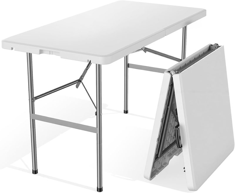 4 FT Foldable Table, Easy to Fold and Store - view 1 of 6 | NEWBULIG
