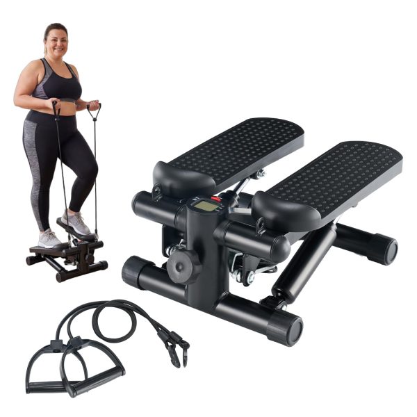 NEWBULIG Mini Stepper for Exercise at Home, Stair Step Machine for Indoor Fitness, Portable Home Gym Stepper for Full Body Workout, 300lb Weight Capacity