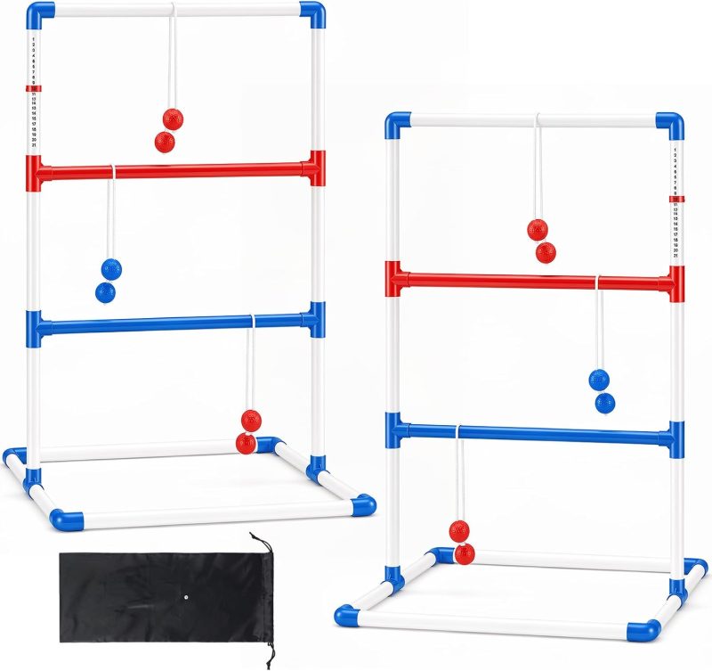 Ladder Ball Set, Bolas, Carry Bag & Scoreboards, Black - view 1 of 6 | NEWBULIG