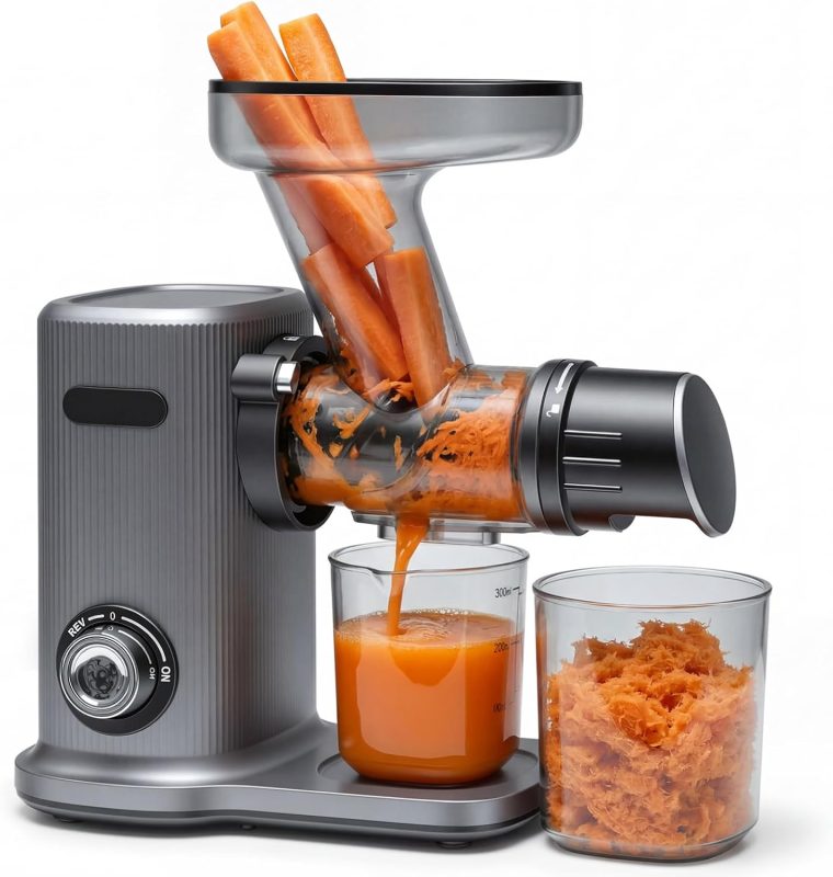 Cold Press Juicer, Slow Masticating with 5.9 Inch Feed Chute - view 1 of 6 | NEWBULIG