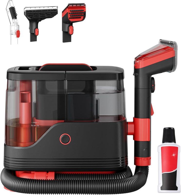 Carpet and Upholstery Cleaner Machine Portable Carpet Shampooer - view 1 of 6 | NEWBULIG