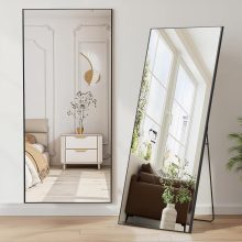 Full Length Floor Mirror, Body Standing Wall Mirror - view 1 of 6 | NEWBULIG