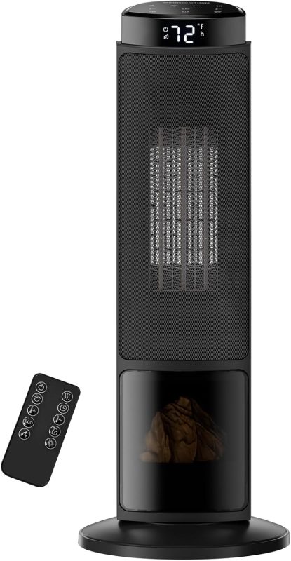 23 Inch Indoor Space Heater, 1500W Portable Electric Room Heater - view 1 of 6 | NEWBULIG