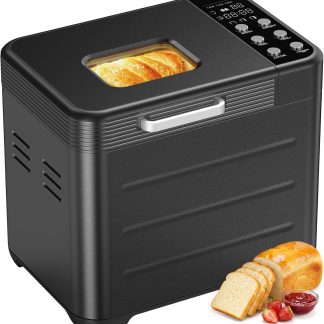 Bread Maker Machine 2 LB, Automatic Breadmaker Compact - Jet Black | NEWBULIG
