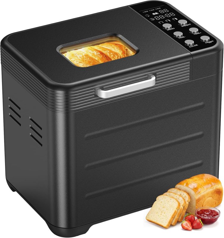 Bread Maker Machine 2 LB, Automatic Breadmaker Compact - view 1 of 6 | NEWBULIG