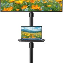 Rolling TV Stand, Portable TV Cart with Wheels for 23-60 Inch - view 1 of 6 | NEWBULIG