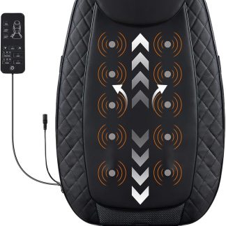 Massage Chair Pad with Heat, Back Massager Seat Cushion | NEWBULIG