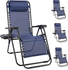Zero Gravity Chairs Set of 2, Folding Lounge Recliner Chair - view 1 of 6 | NEWBULIG