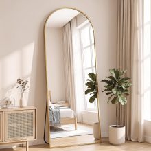 Full Length Floor Mirror, Body Standing Wall Mirror - view 1 of 6 | NEWBULIG