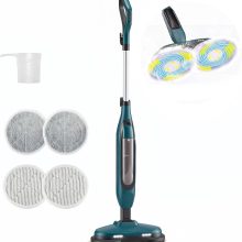 Scrub & Steam Mop for Floor Cleaning with Dual Rotating Mop Pads - view 1 of 6 | NEWBULIG