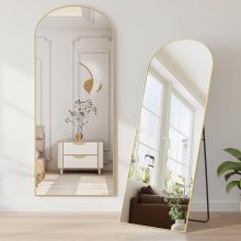 Full Length Floor Mirror, Body Standing Wall Mirror - view 1 of 6 | NEWBULIG