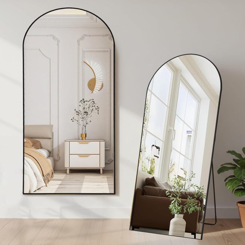 Full Length Floor Mirror, Body Standing Wall Mirror - view 1 of 6 | NEWBULIG