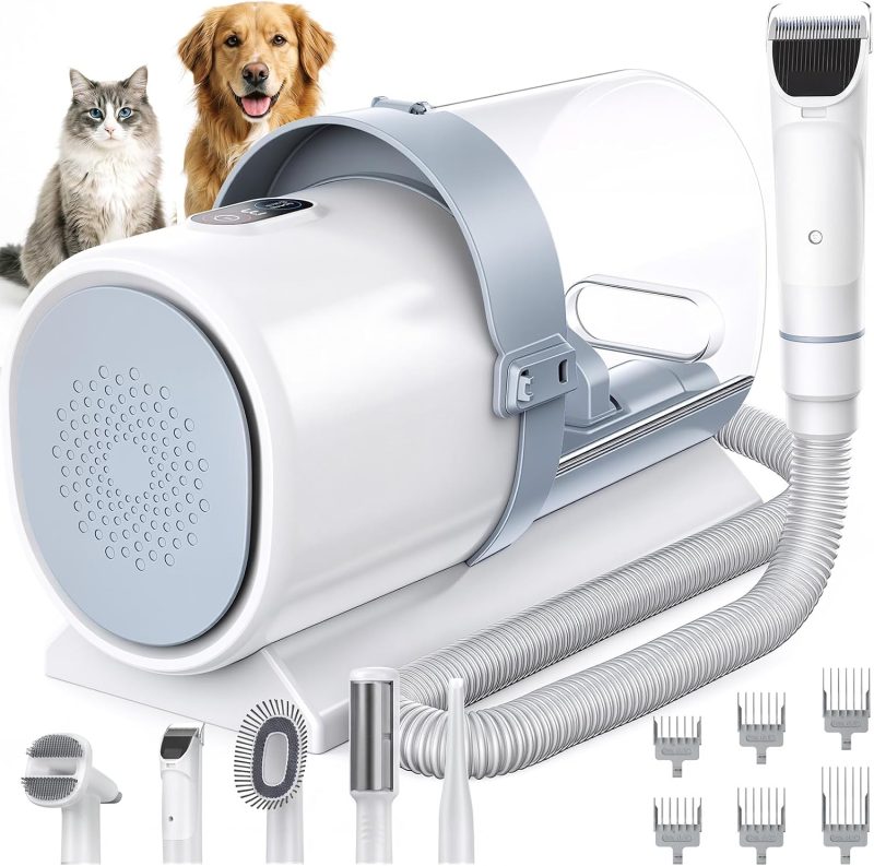 Pet Grooming Vacuum Kit for Cats and Dogs, 2.5L Dust Cup - view 1 of 6 | NEWBULIG