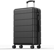 20 Inch Carry on Luggage, Hard Shell Suitcase, Pink - view 1 of 6 | NEWBULIG