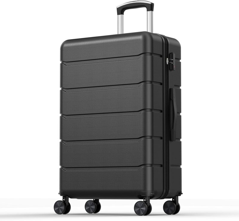 20 Inch Carry on Luggage, Hard Shell Suitcase, Pink - view 1 of 6 | NEWBULIG
