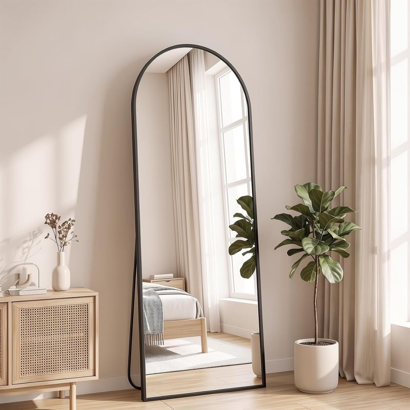 Full Length Floor Mirror, Body Standing Wall Mirror - view 1 of 6 | NEWBULIG