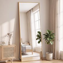 Full Length Floor Mirror, Body Standing Wall Mirror - view 1 of 6 | NEWBULIG