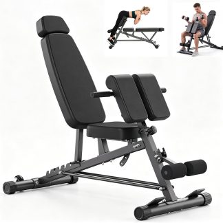 Adjustable Weight Bench, 660 LBS Workout Bench Press for Home Gym - Classic Black | NEWBULIG