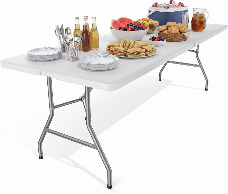 4 FT Foldable Table, Easy to Fold and Store - view 1 of 6 | NEWBULIG