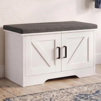 Shoe Bench with Storage for Entryway, 39.4 Inch Shoe Storage Bench | NEWBULIG