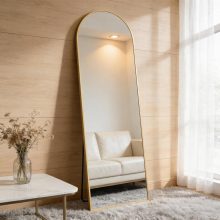 59.1×15.7 Inch Full Length Mirror, Full Body Mirror, Gold - view 1 of 6 | NEWBULIG