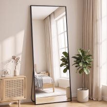 Full Length Floor Mirror, Body Standing Wall Mirror - view 1 of 6 | NEWBULIG