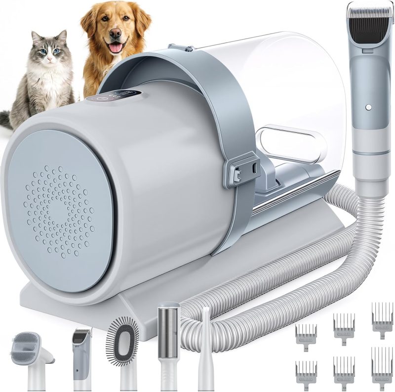 Pet Grooming Vacuum Kit for Cats and Dogs, 2.5L Dust Cup - view 1 of 6 | NEWBULIG