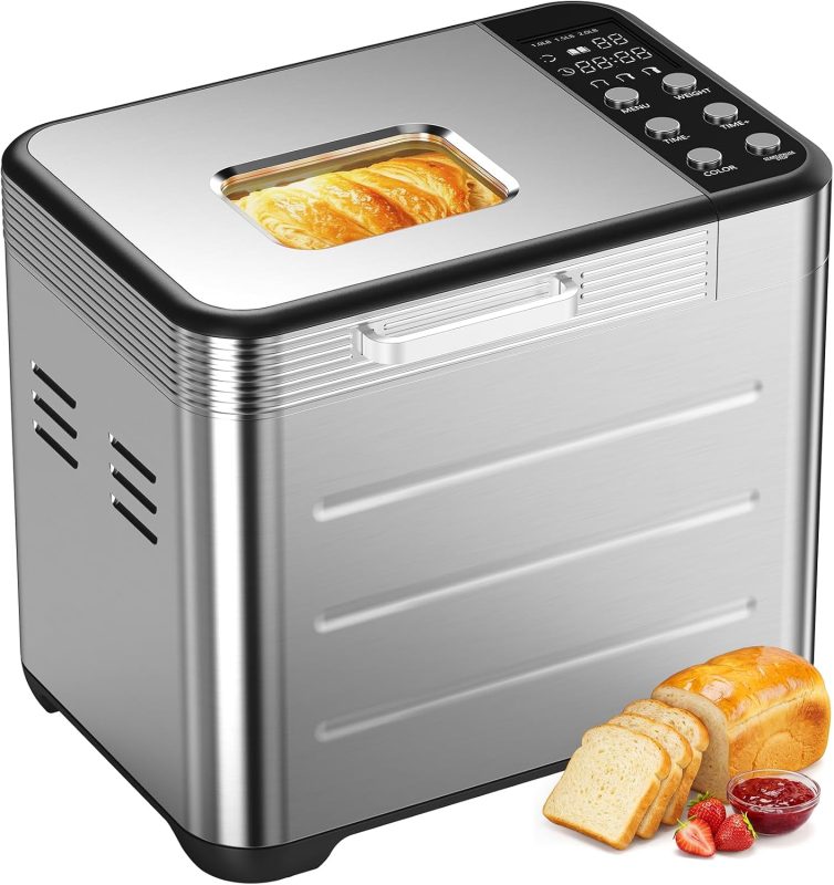 Bread Maker Machine 2 LB, Automatic Breadmaker Compact - view 1 of 6 | NEWBULIG