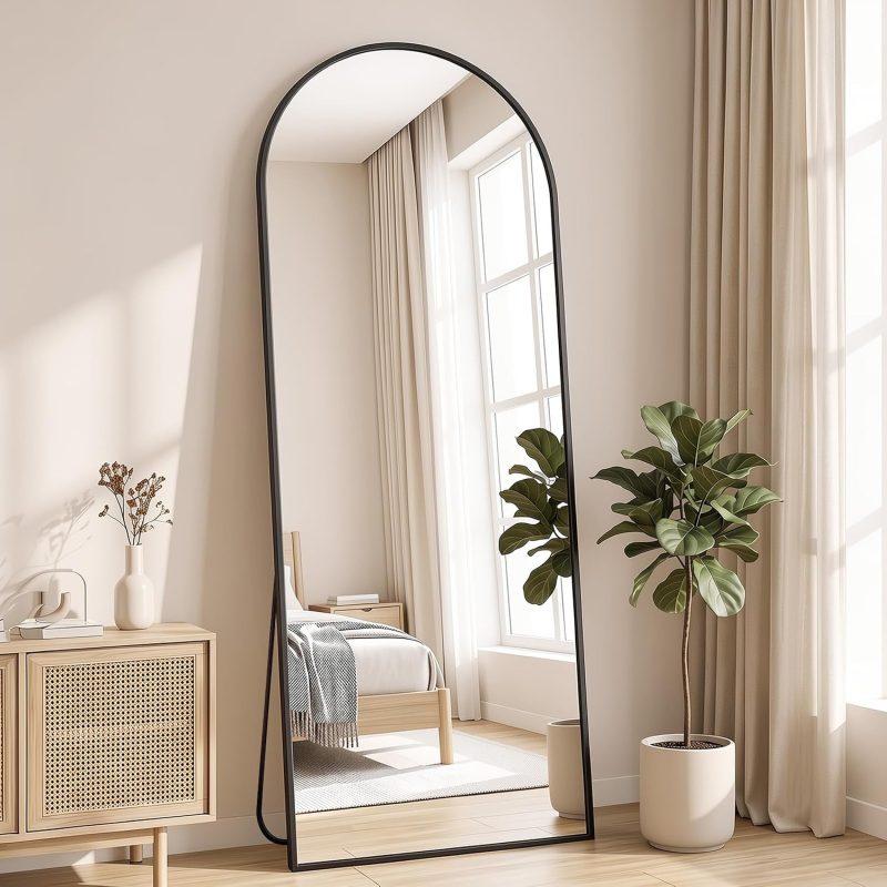 Full Length Floor Mirror, Body Standing Wall Mirror - view 1 of 6 | NEWBULIG