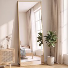 Full Length Floor Mirror, Body Standing Wall Mirror - view 1 of 6 | NEWBULIG