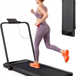 Compact Walking Pad Under Desk, Small Treadmill for Home Office - Morden Black | NEWBULIG