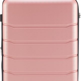 20 Inch Carry On Luggage, Suitcase with Spinner Wheels - Pink | NEWBULIG