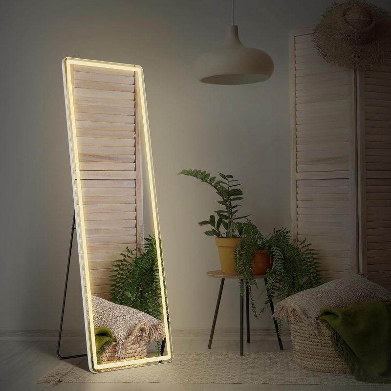 Full Length Floor Mirror, Body Standing Wall Mirror - view 1 of 6 | NEWBULIG