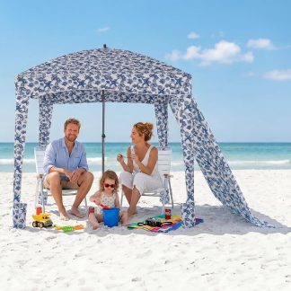 Beach Tent, Beach Cabana, Cool Cabana, Canopy Tent, 6FTx6FT - Starfish Shell | NEWBULIG