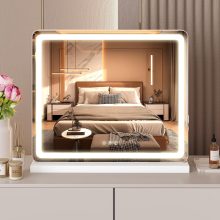 LED Vanity Mirror, 22×19 Inch Tabletop Makeup Mirror with Lights - view 1 of 6 | NEWBULIG
